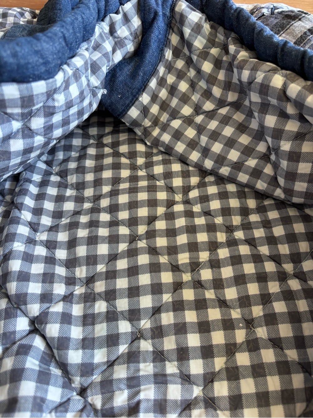 Pilcro Patchwork Jacket
Chambray, plaids, Blues
M - Picture 9 of 12